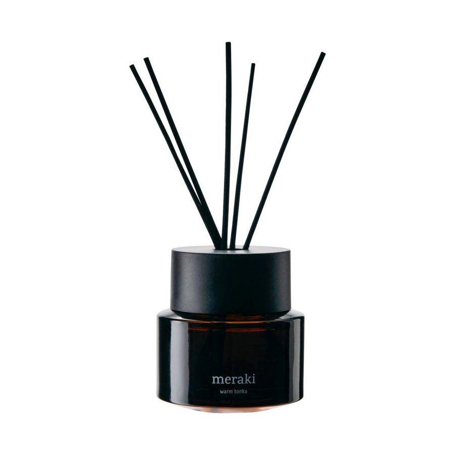 Meraki Scented Sticks 100 ml Warm tonka | Scandinavian Design | Scented candles & diffusers | Brown