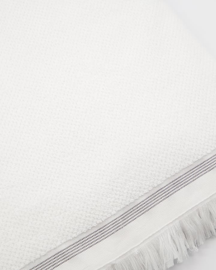 Meraki towel white with grey streck, 100x180 cm Meraki