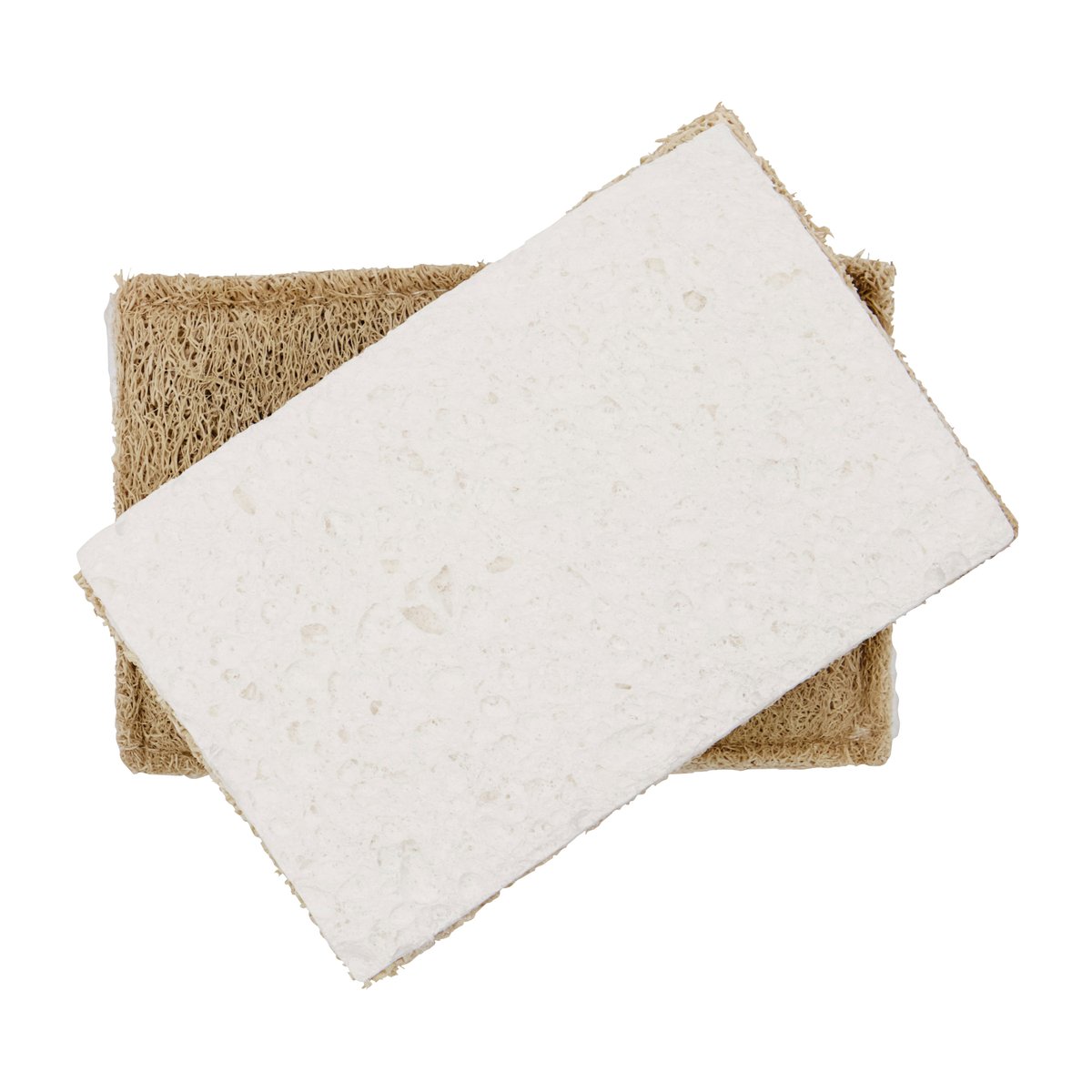 Meraki Reseda cleaning sponge 2-pack Nature | Scandinavian Design | Dishcloths & brushes | Beige