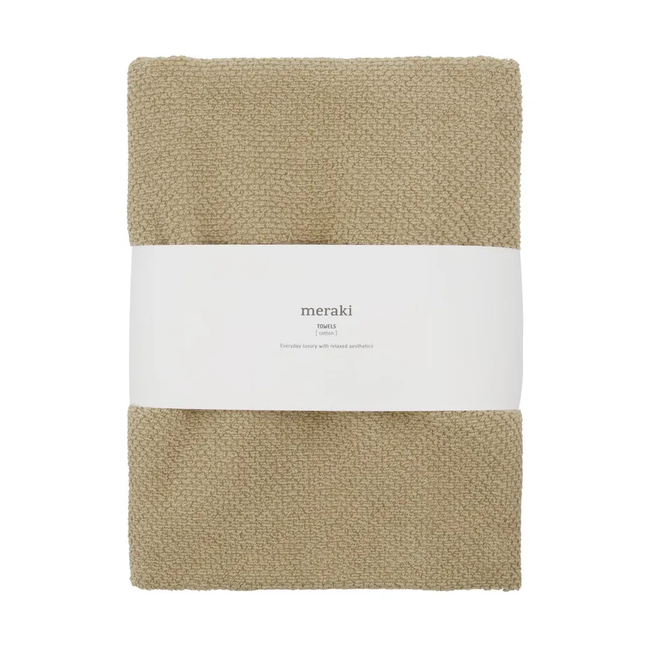 Solid towel 50x100 cm 2-pack, Safari Meraki
