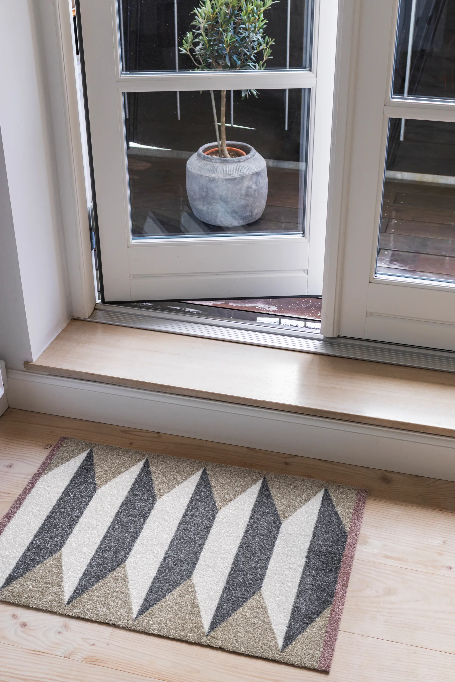 Accordion all-round doormat, Sand, 55x80 cm Mette Ditmer