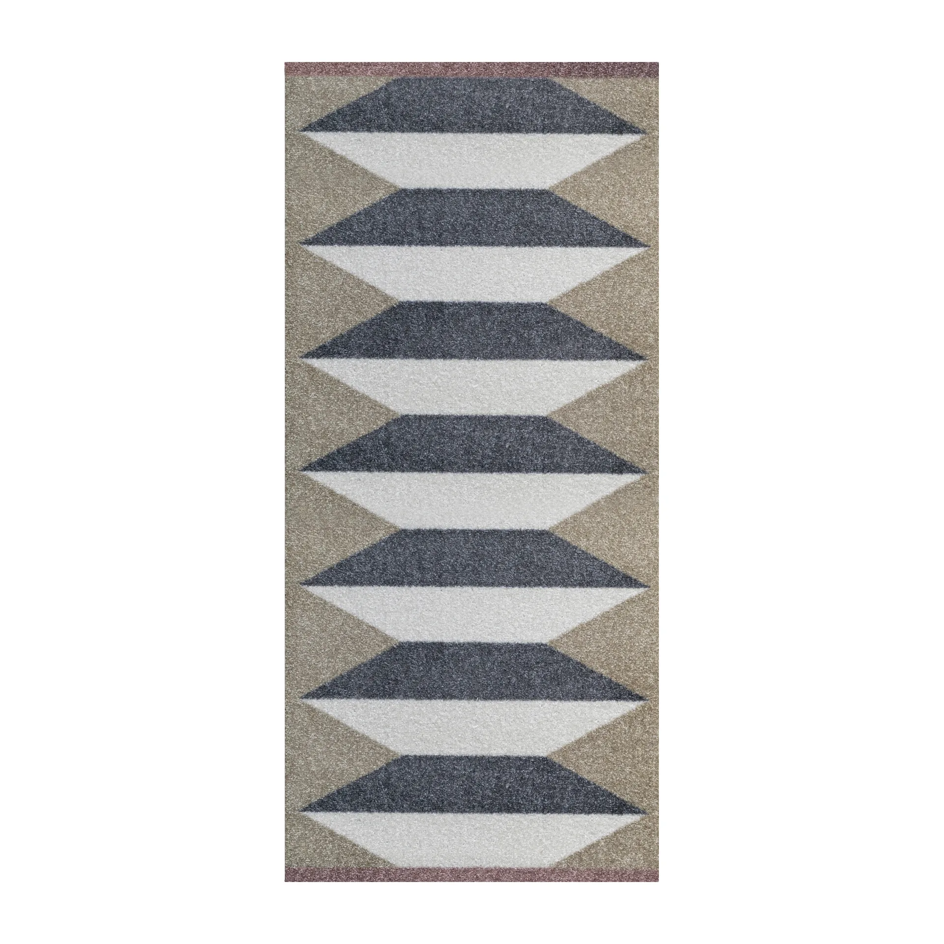 Accordion all-round hallway rug, Sand, 70x155 cm Mette Ditmer