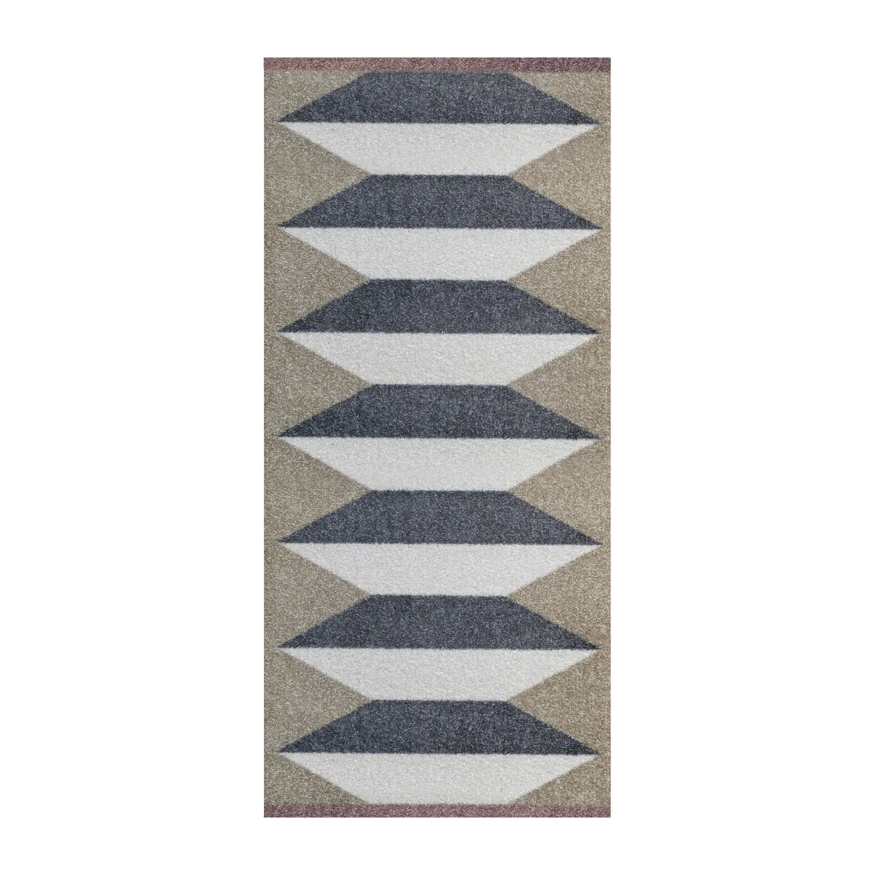 Mette Ditmer Accordion all-round hallway rug Sand, 70x155 cm