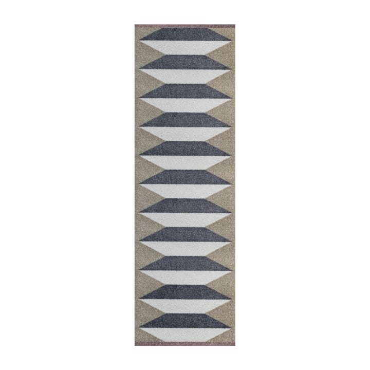 Accordion all-round hallway rug - Sand, 77x240 cm - Mette Ditmer