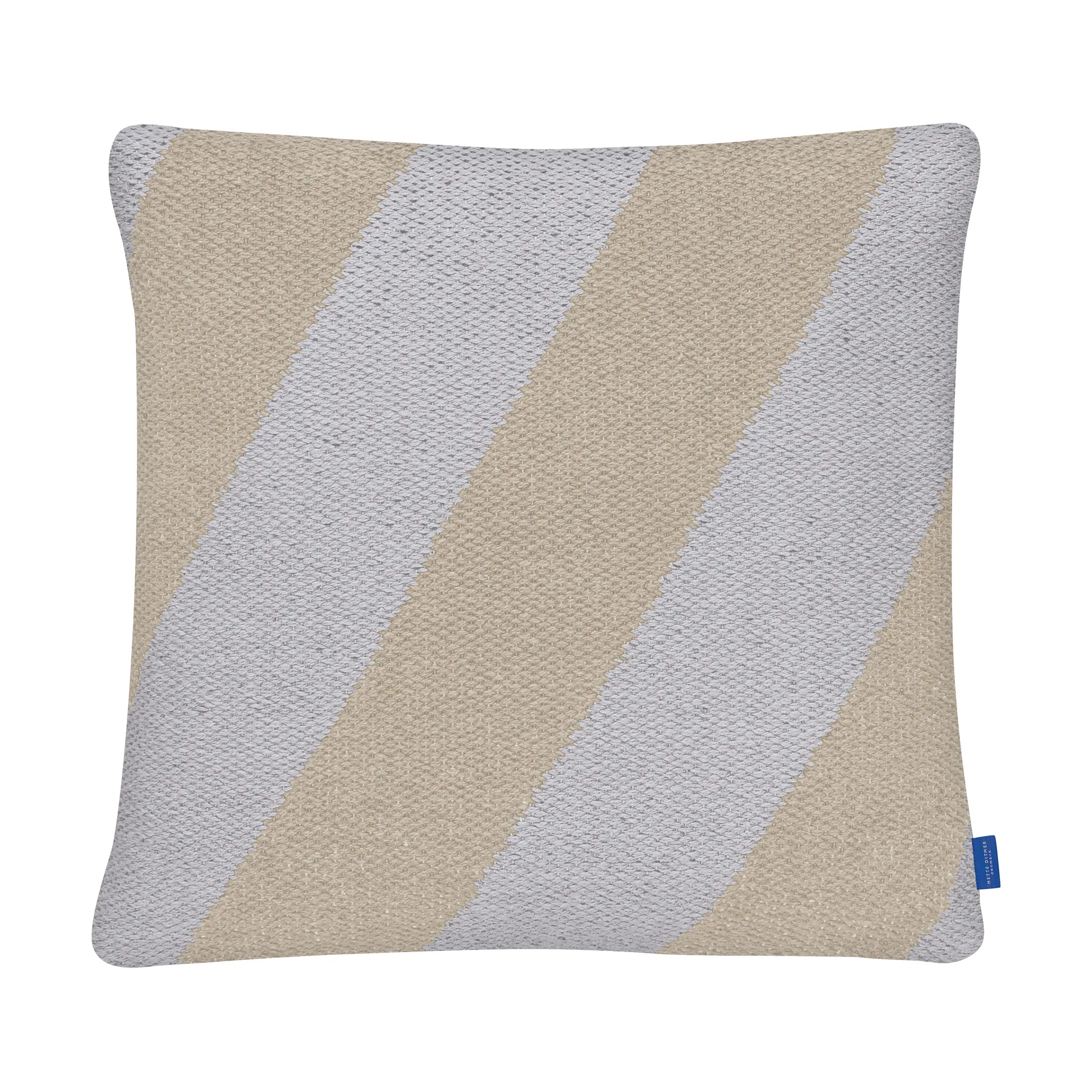 Across kelim cushion cover, Light grey, 50x50 cm Mette Ditmer