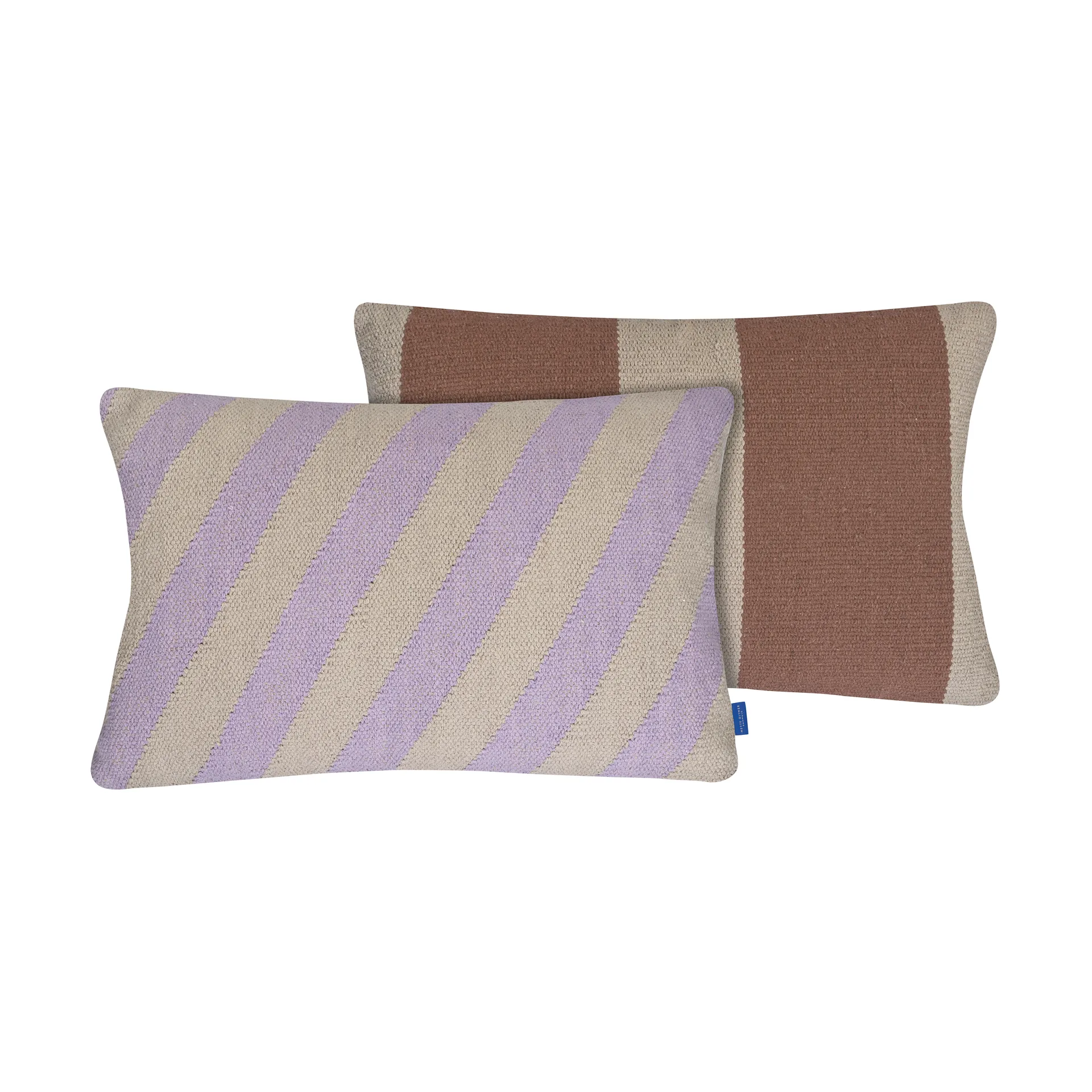 Across kelim cushion cover, Light lilac, 40x60 cm Mette Ditmer