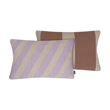 Across kelim cushion cover - Light lilac, 40x60 cm - Mette Ditmer
