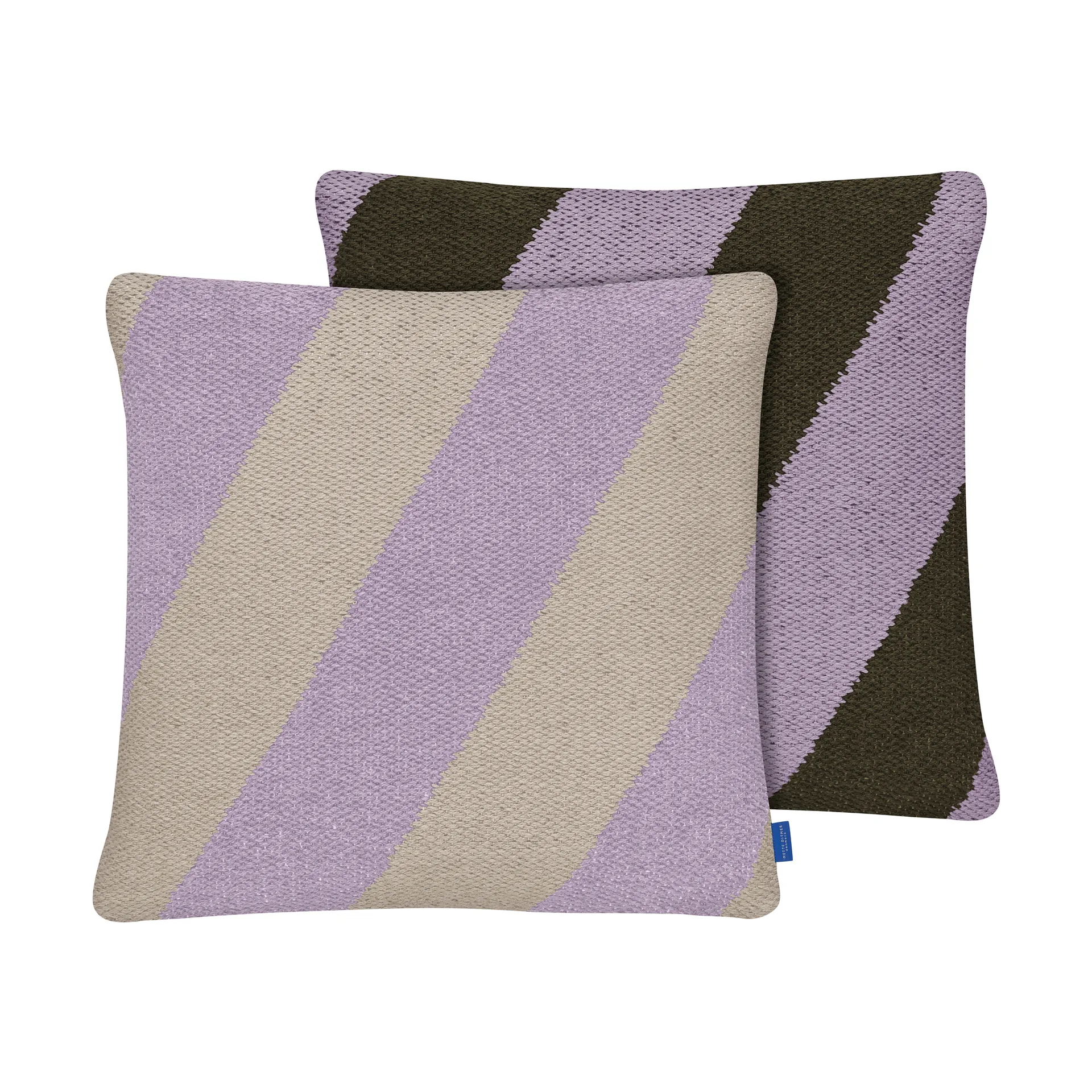 Across kelim cushion cover, Light lilac, 50x50 cm Mette Ditmer
