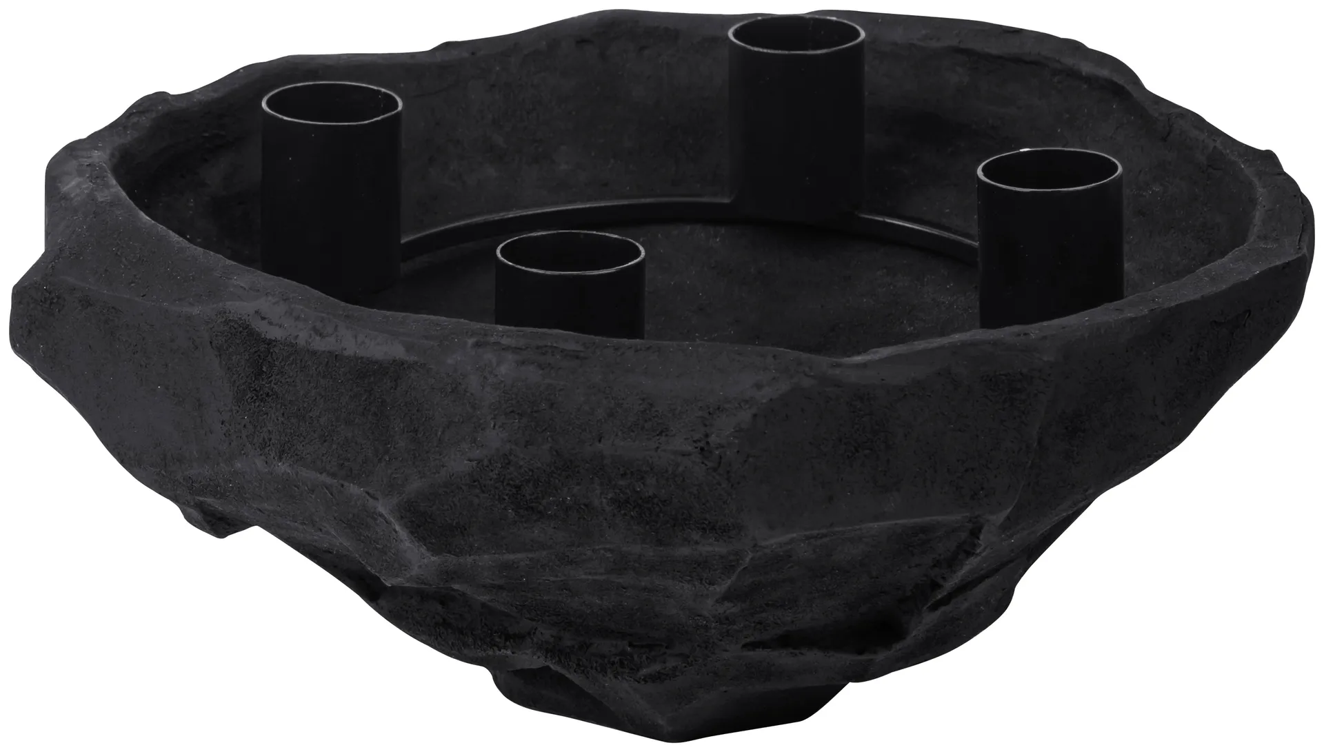 Art Piece candle holder 23 cm, Black Mette Ditmer