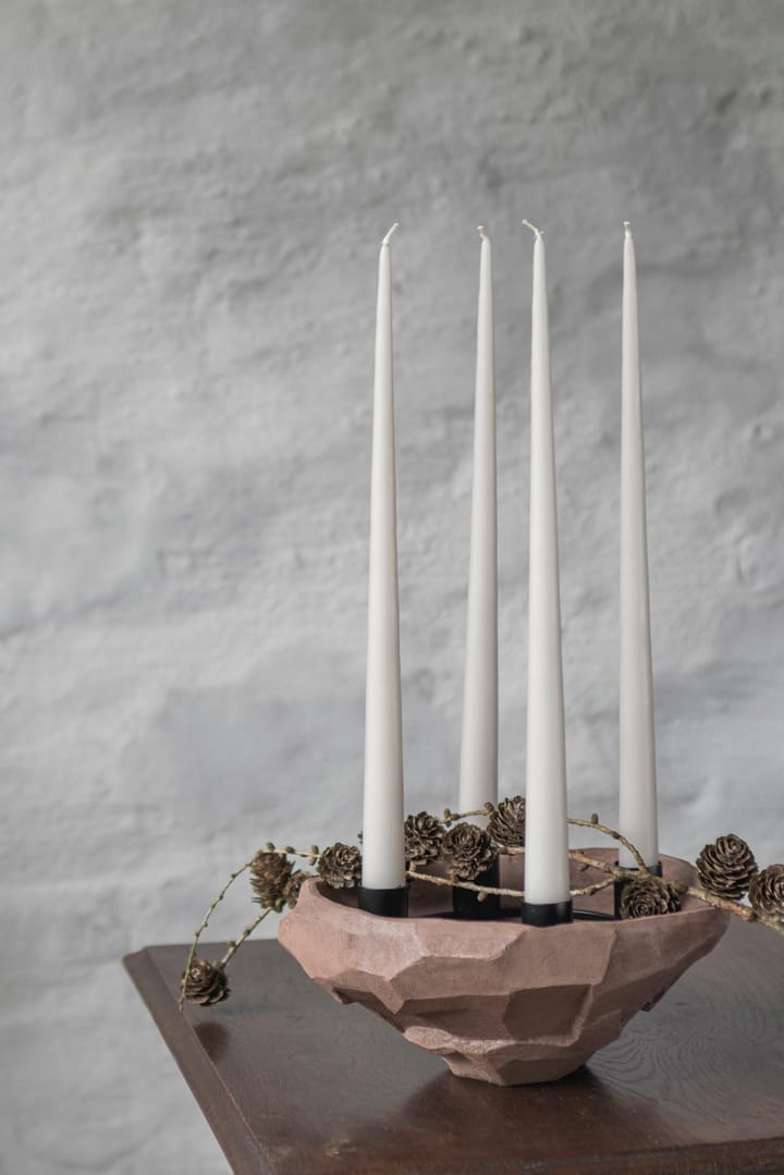 Art Piece candle holder 23 cm - Clay - Mette Ditmer