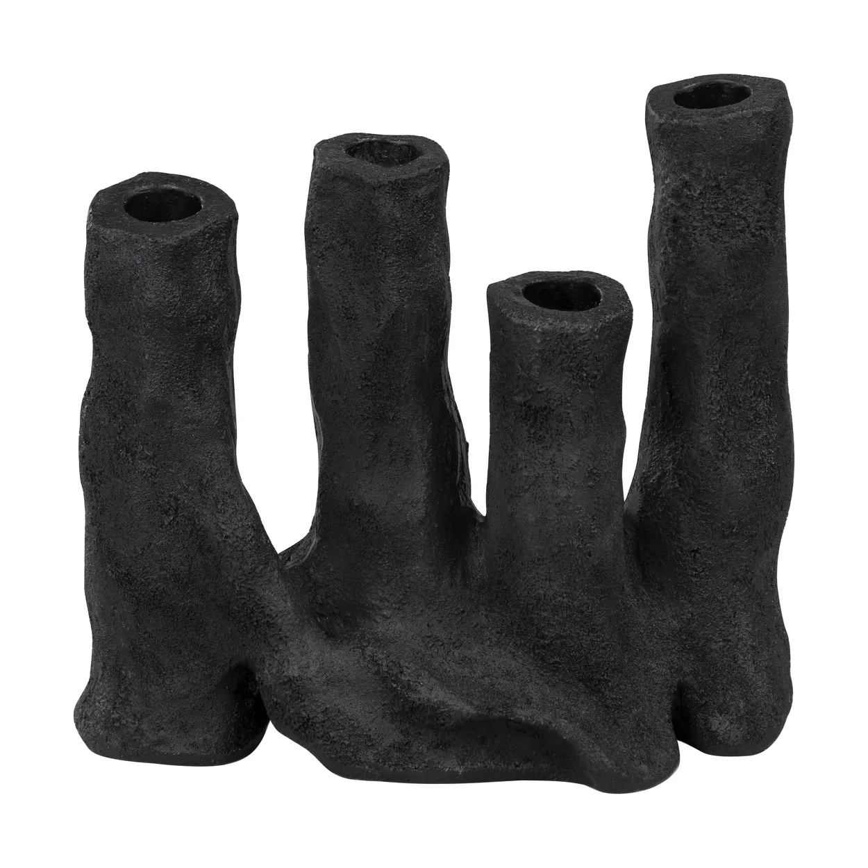 Mette Ditmer Art piece four candle holder Black | Scandinavian Design | Candle holders | Black