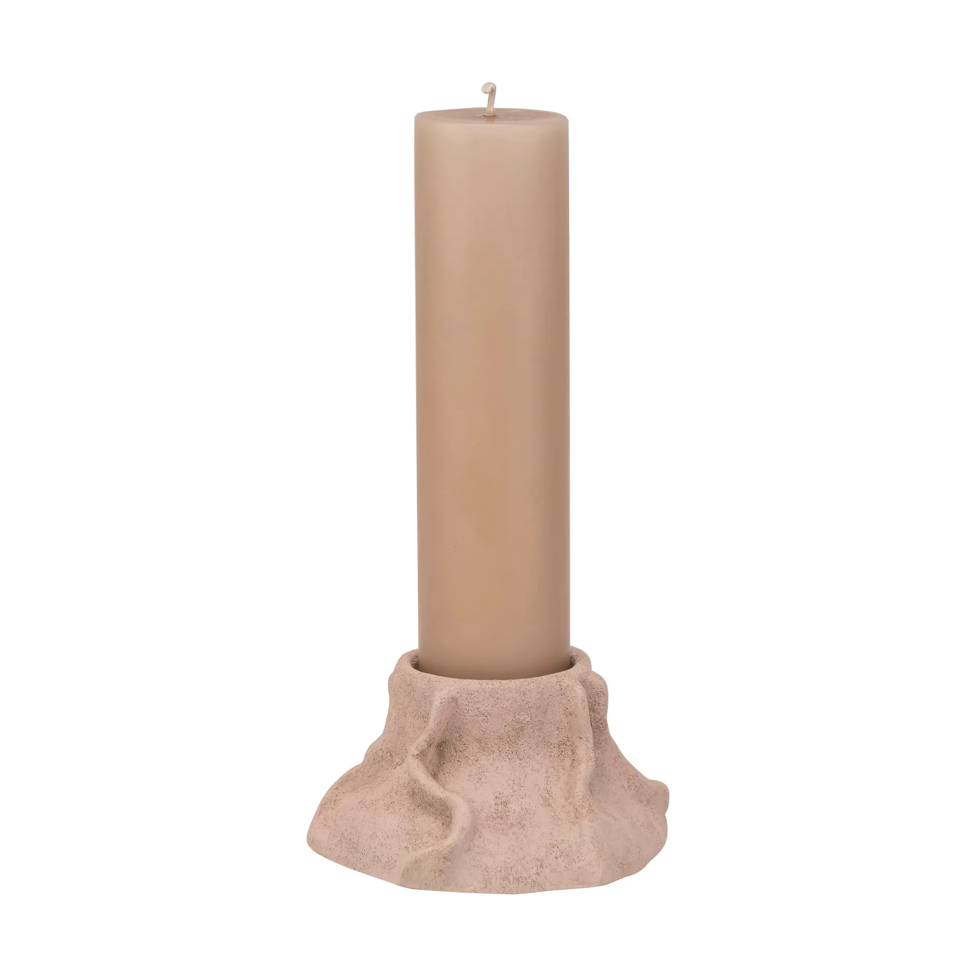 Art Piece lava candle holder Ø12.5 cm, Powder rose Mette Ditmer