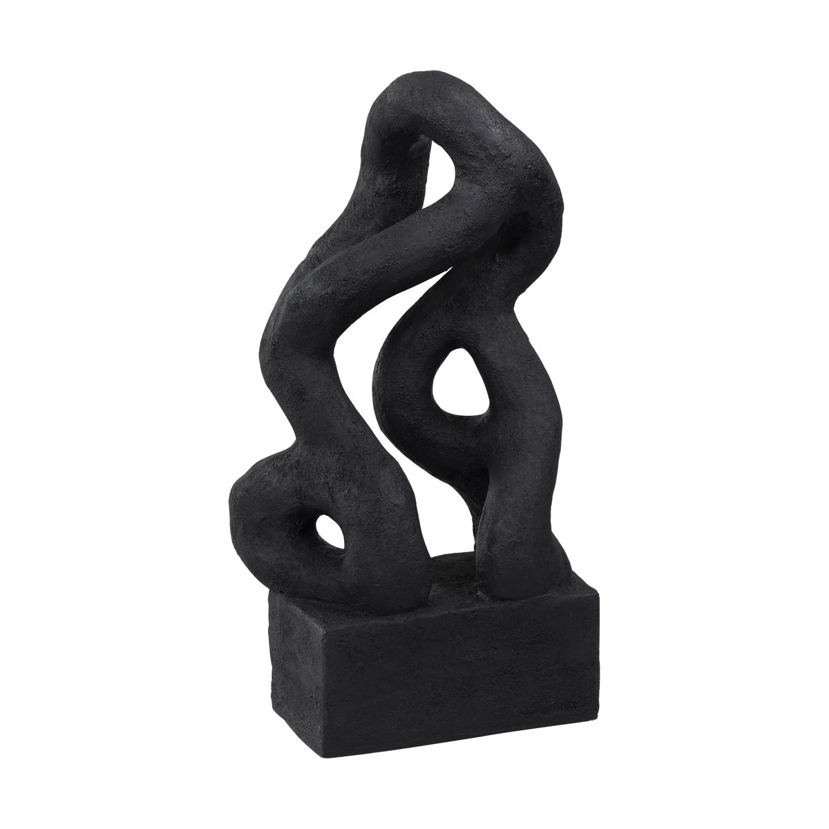 Mette Ditmer Art piece symbiosis sculpture 29 cm Black