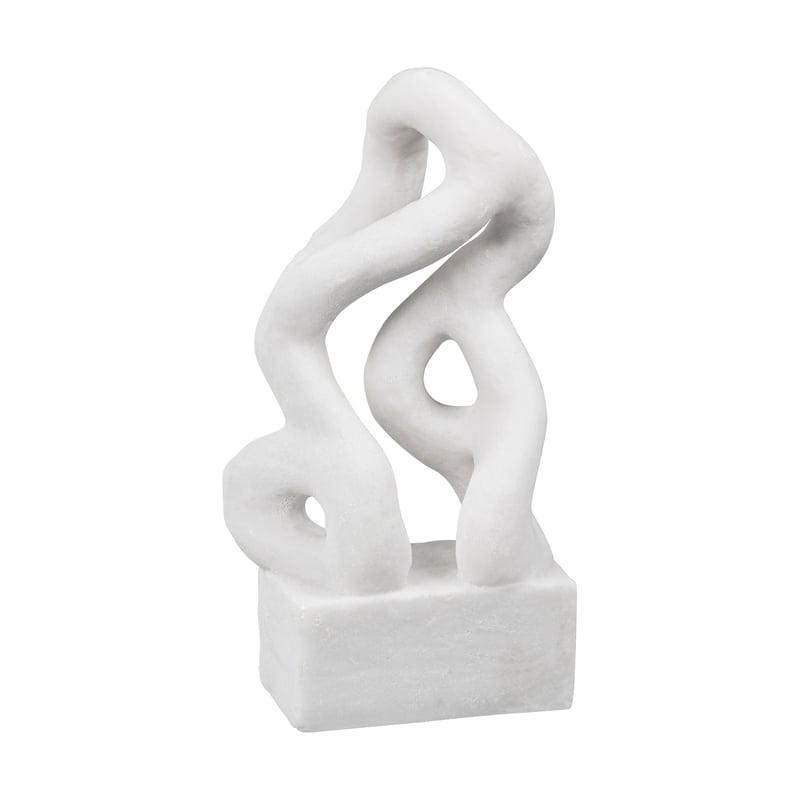 Mette Ditmer Art piece symbiosis sculpture 29 cm Off-white