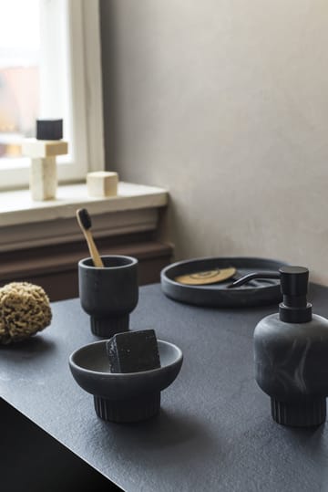 Attitude soap cup - Black - Mette Ditmer