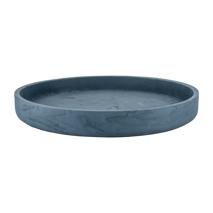 Attitude tray Ø22 cm - Slate blue - Mette Ditmer