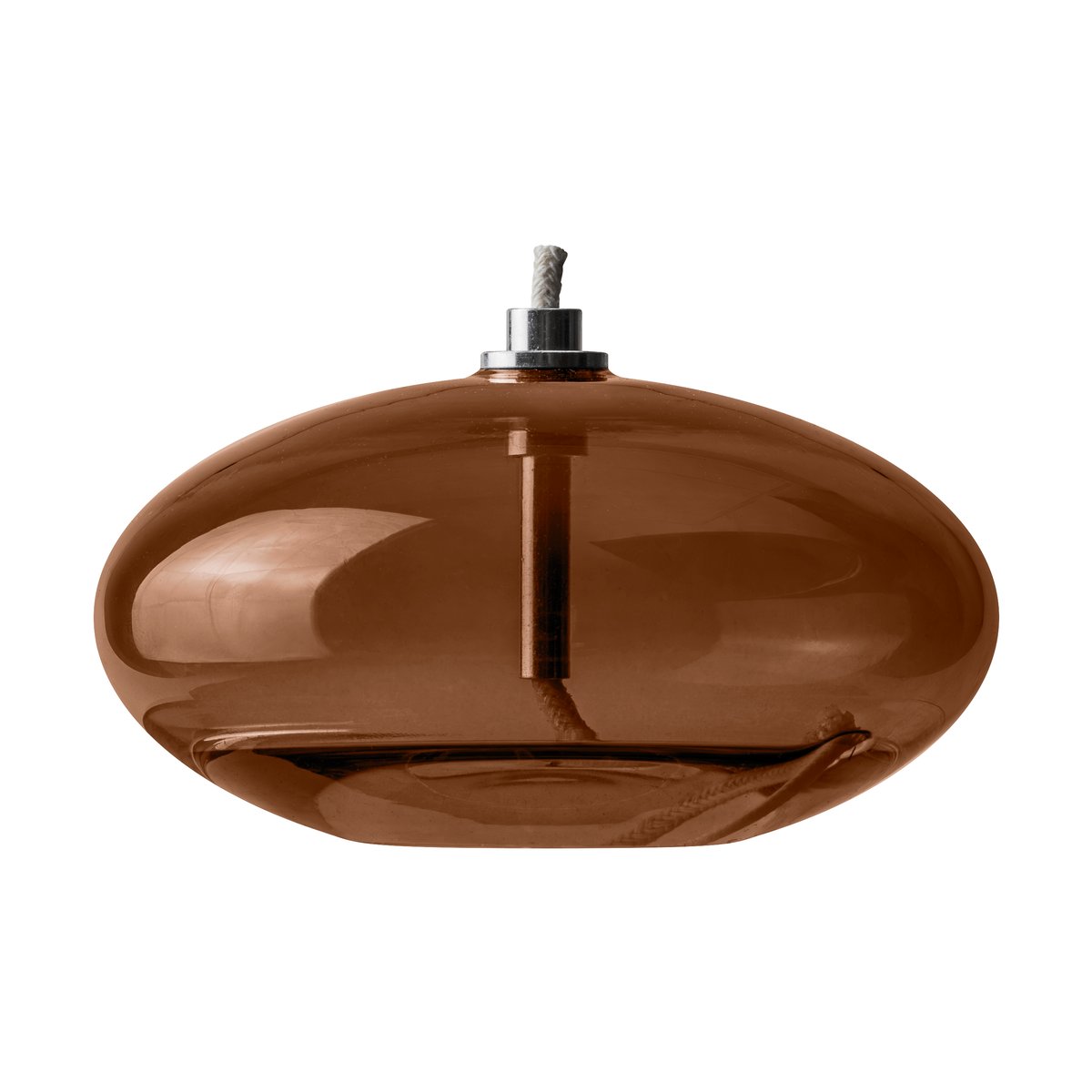 Mette Ditmer Aura oil lamp small Brown | Scandinavian Design | Oil & kerosene lamps | Brown