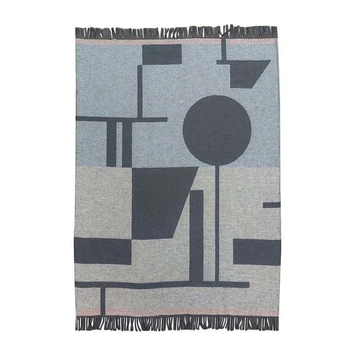 Bauhaus pläd 127x170 cm - Sand - Mette Ditmer