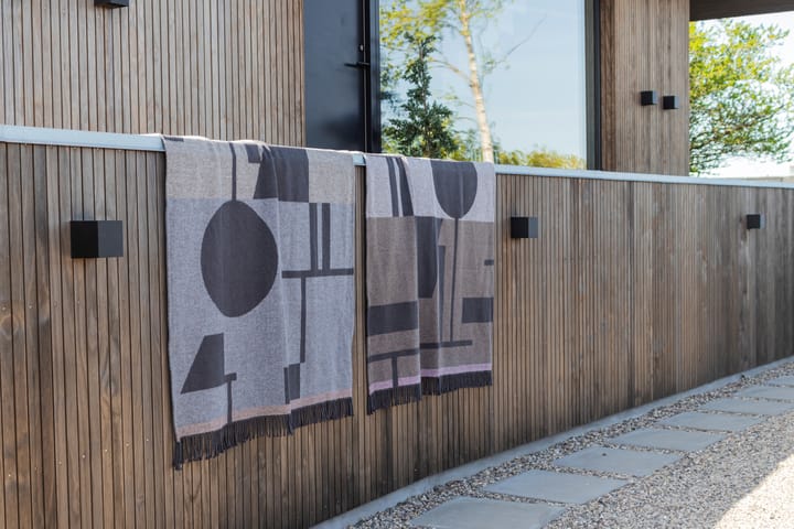 Bauhaus pläd 127x170 cm - Sand - Mette Ditmer