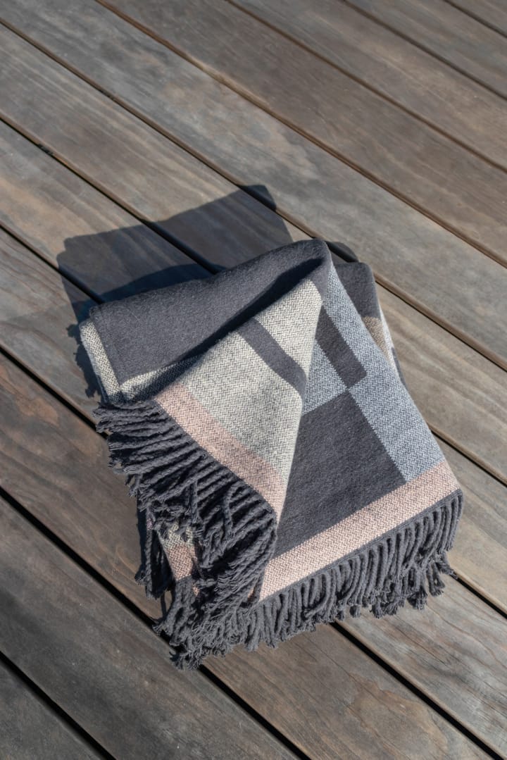 Bauhaus pläd 127x170 cm - Sand - Mette Ditmer