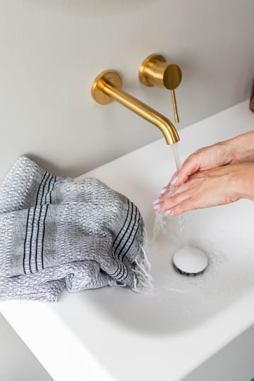 Bodrum bath towel - Black - Mette Ditmer