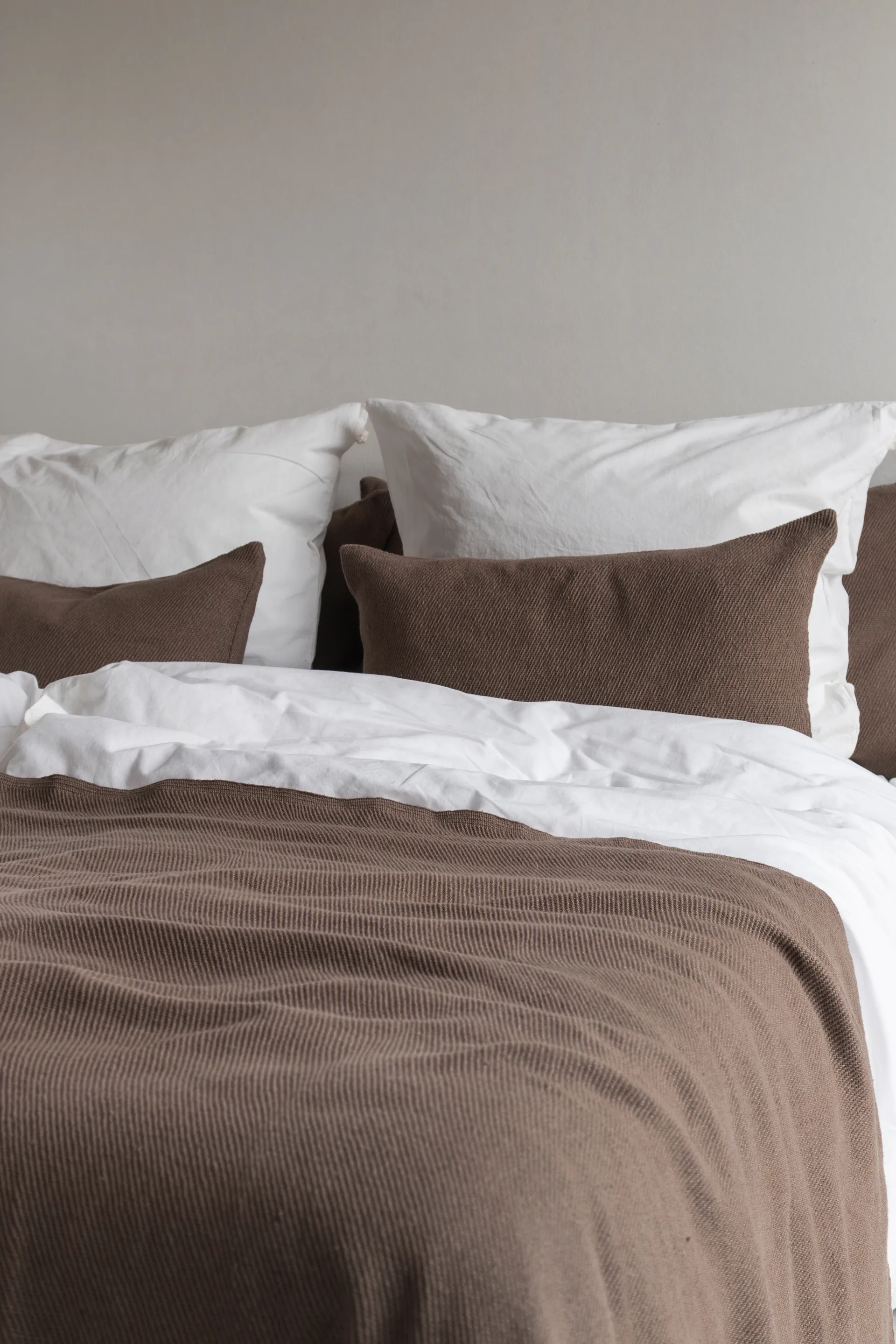 Bohemia bedspread, Taupe, 250x250 cm Mette Ditmer