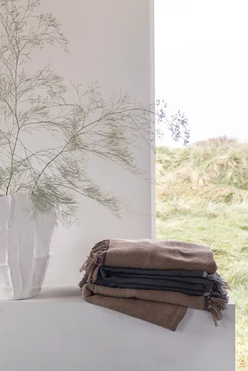 Bohemia throw 125x180 cm - Taupe - Mette Ditmer