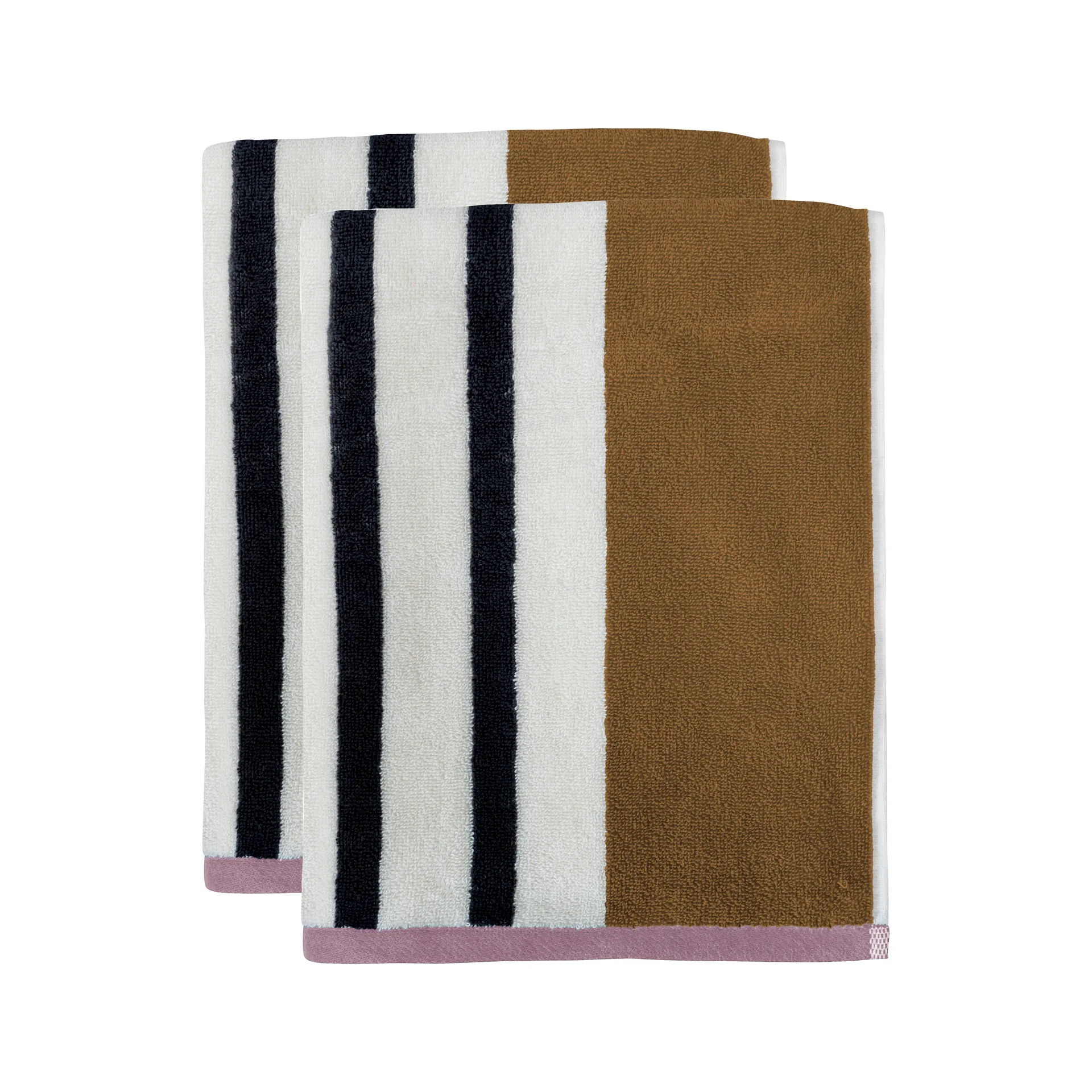 Boudoir towel 40x60 cm 2-pack, Tobacco Mette Ditmer