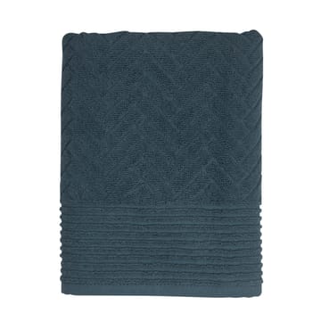 Brick guest towel 2-pack - midnight blue - Mette Ditmer