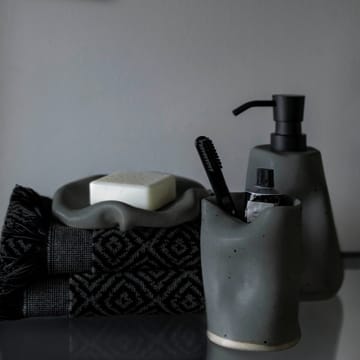 By Hand soap dispenser - dark grey - Mette Ditmer