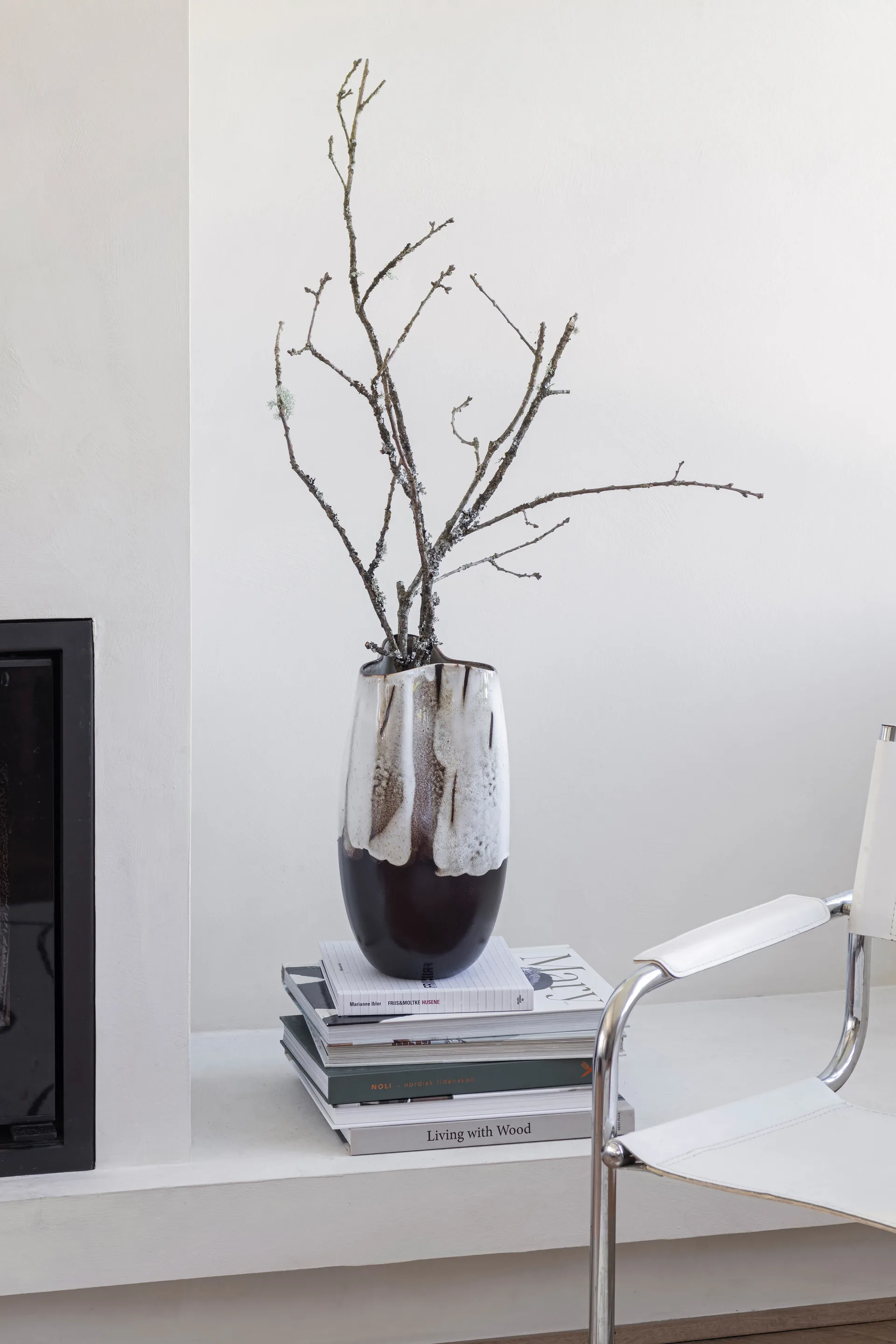 By Hand vase large 38.5 cm, Off-white Mette Ditmer