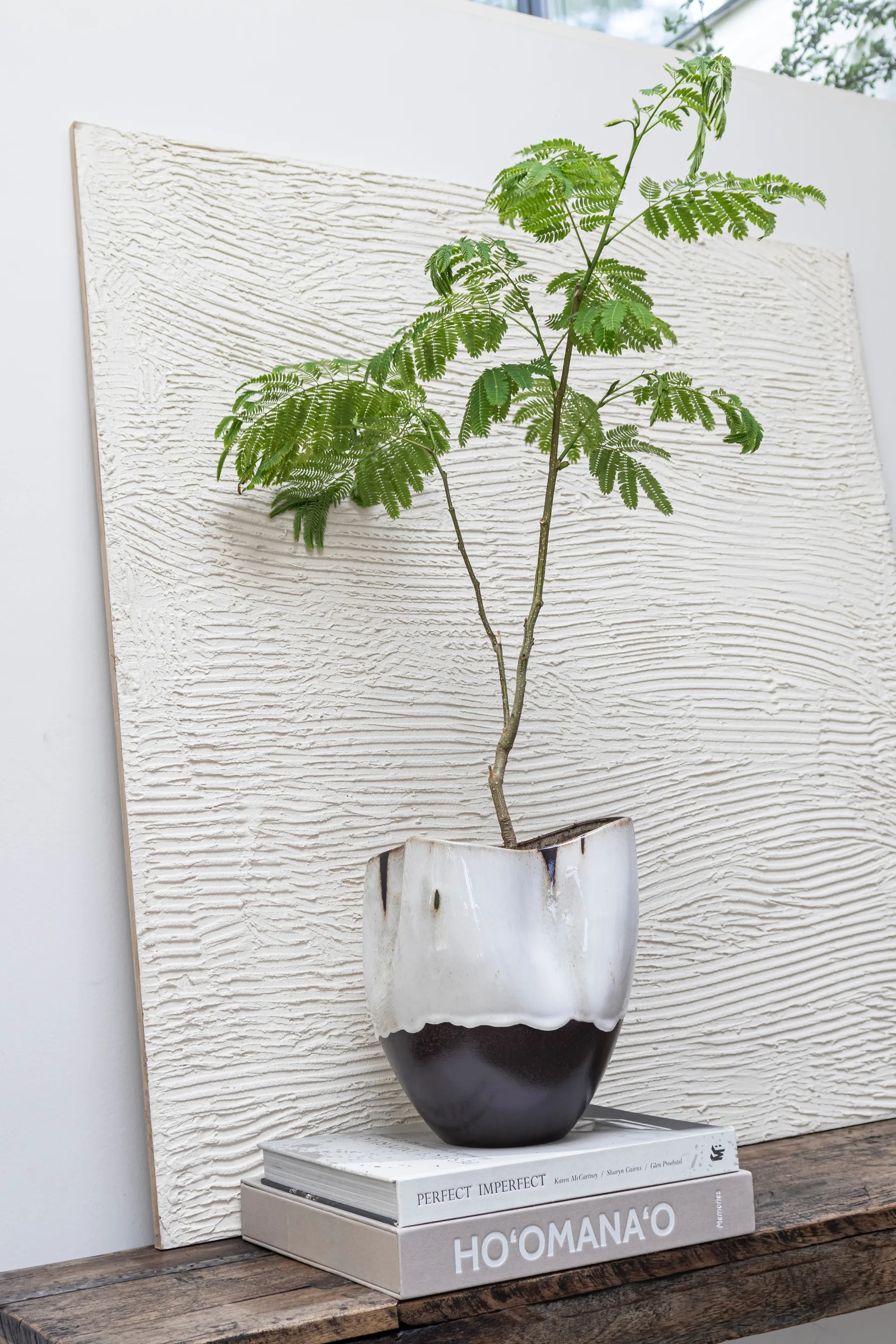 By Hand vase small 24.5 cm, Off-white Mette Ditmer