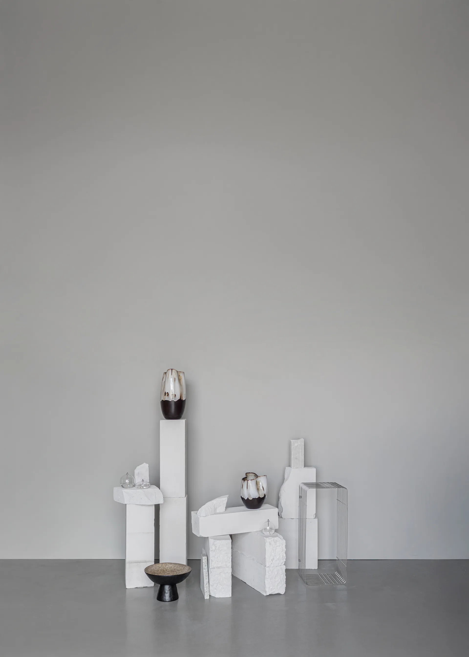 By Hand vase small 24.5 cm, Off-white Mette Ditmer