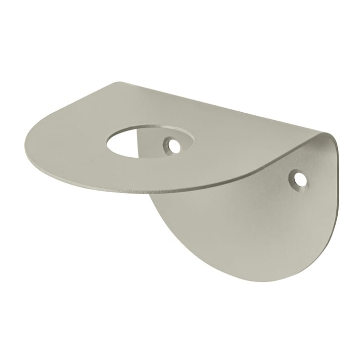 Carry wall-hung holder single - Sand grey - Mette Ditmer