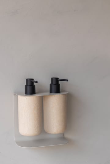 Carry wall-mounted holder double - Sand grey - Mette Ditmer
