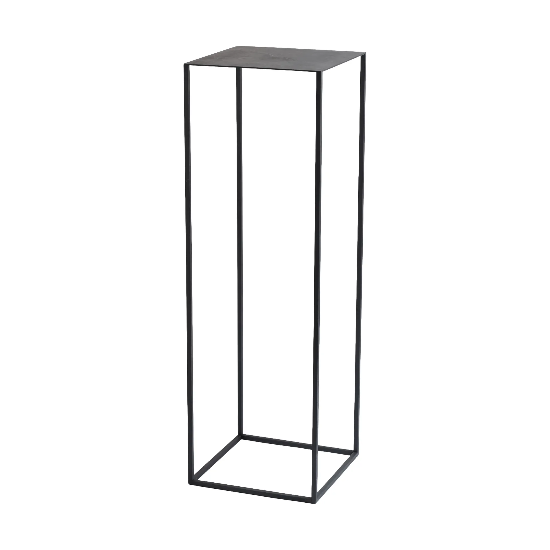 Cubic pedestal, Black, 29x29x90 cm Mette Ditmer