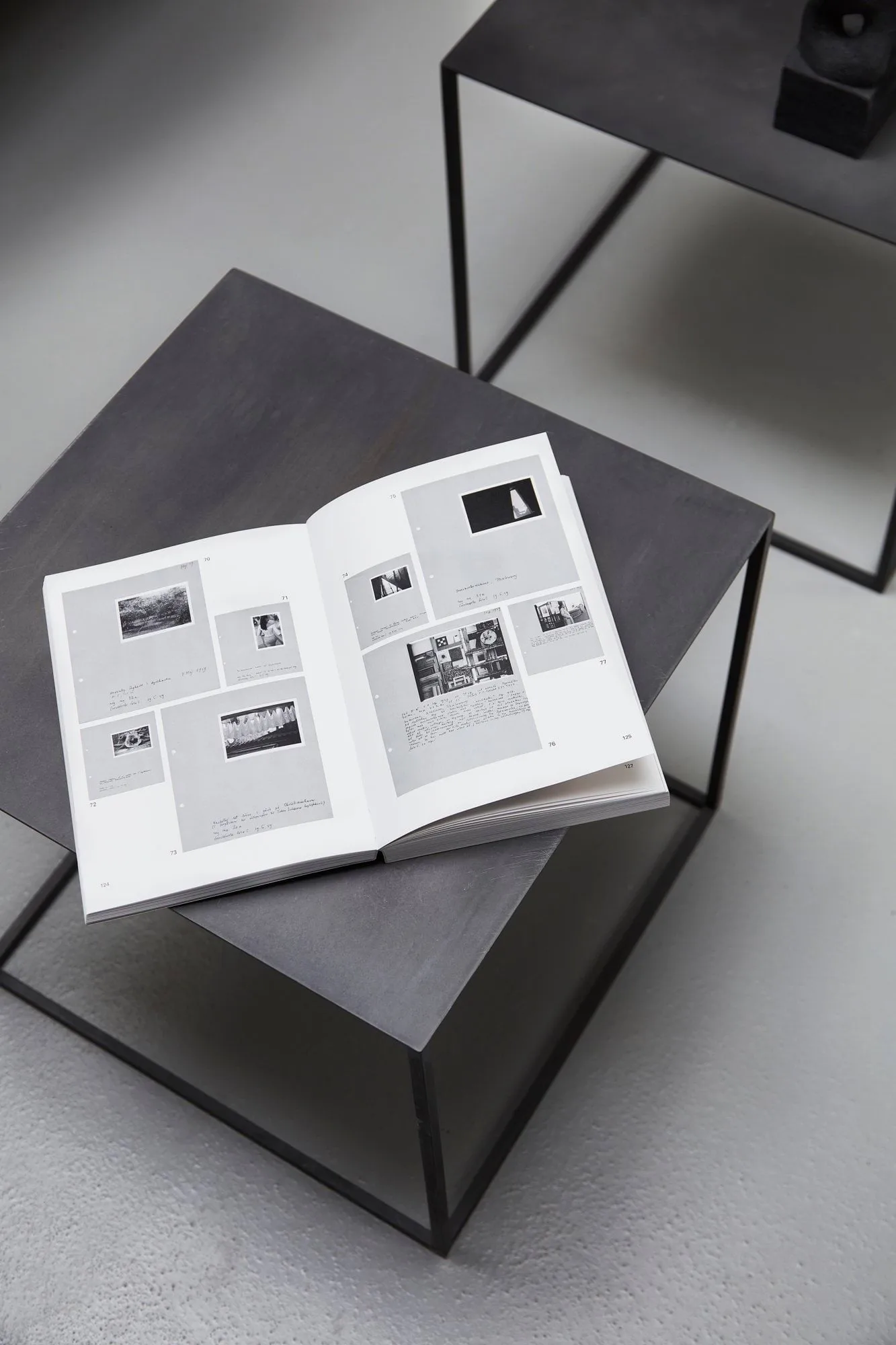 Cubic side table, Black, 43x43x40 cm Mette Ditmer