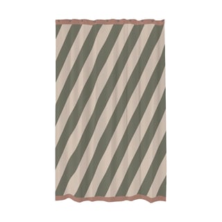 Mette Ditmer Diagonal shower curtain 150x200 cm Dark olive