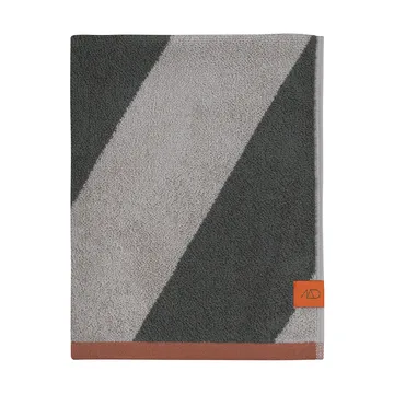 Diagonal towel - Dark olive, 50x90 cm - Mette Ditmer