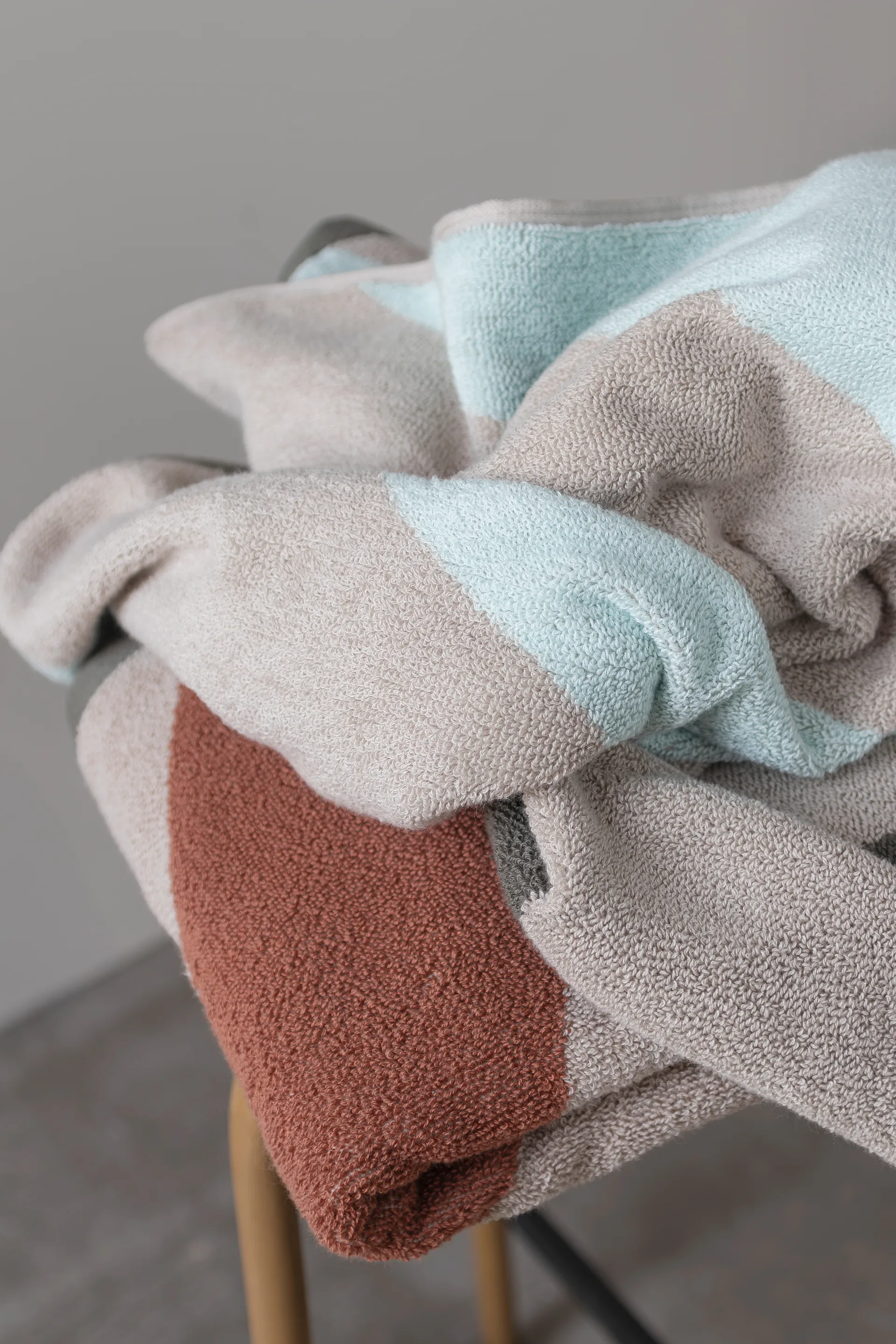 Diagonal towel, Mint, 50x90 cm Mette Ditmer