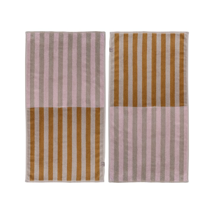 Disorder guest towel 2-pack - Powder rose - Mette Ditmer