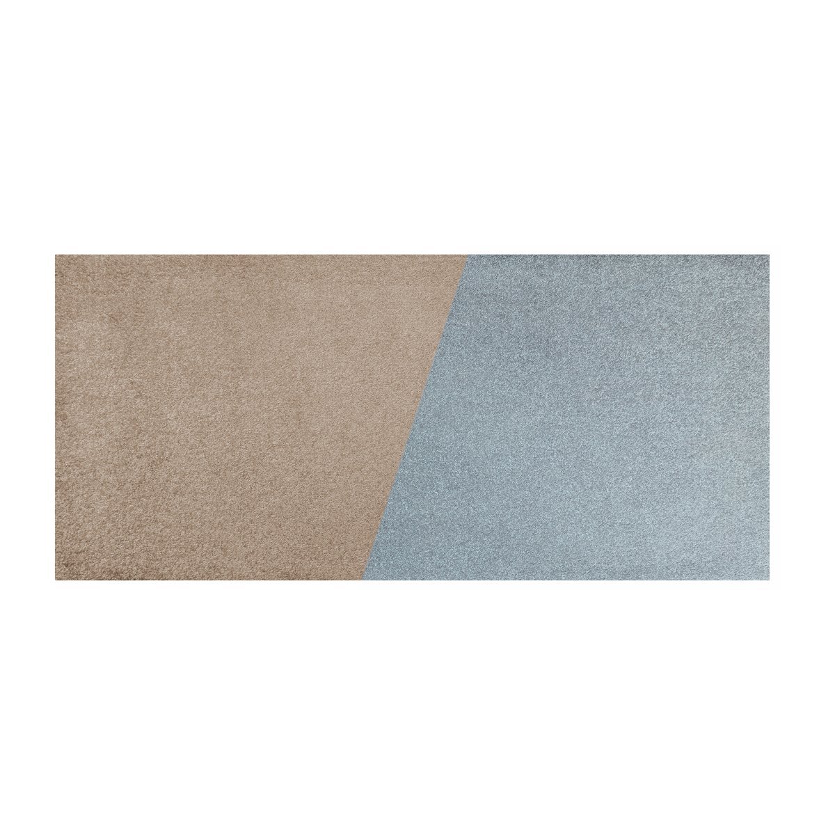Mette Ditmer Duet rug allround Slate blue | Scandinavian Design | Plastic rugs | Blue