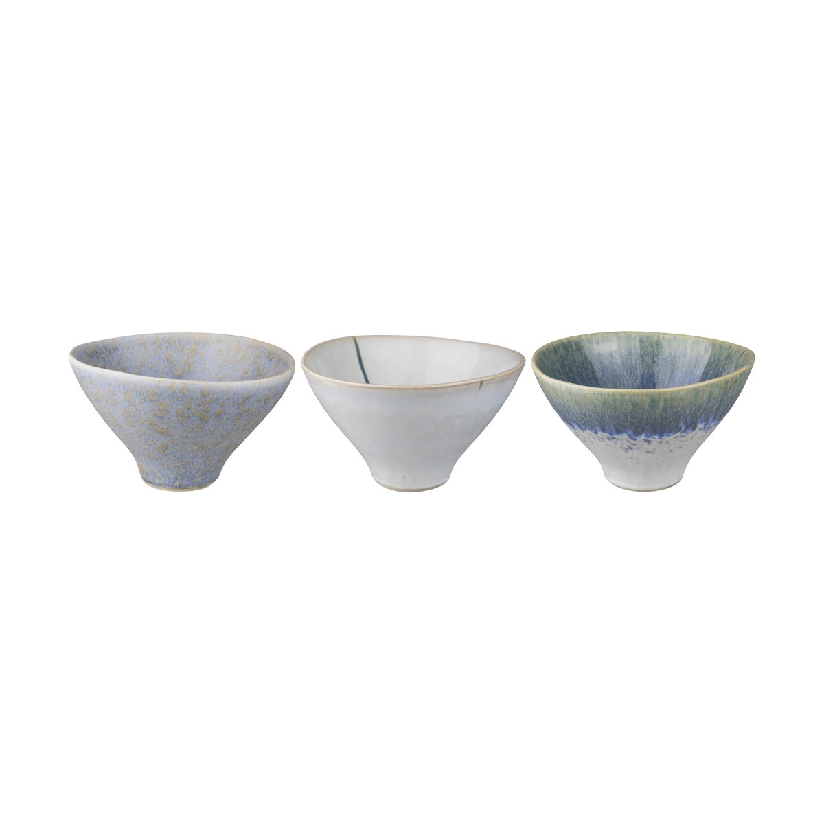 Mette Ditmer Elements bowl medium o15.5 cm 3 pieces Blue
