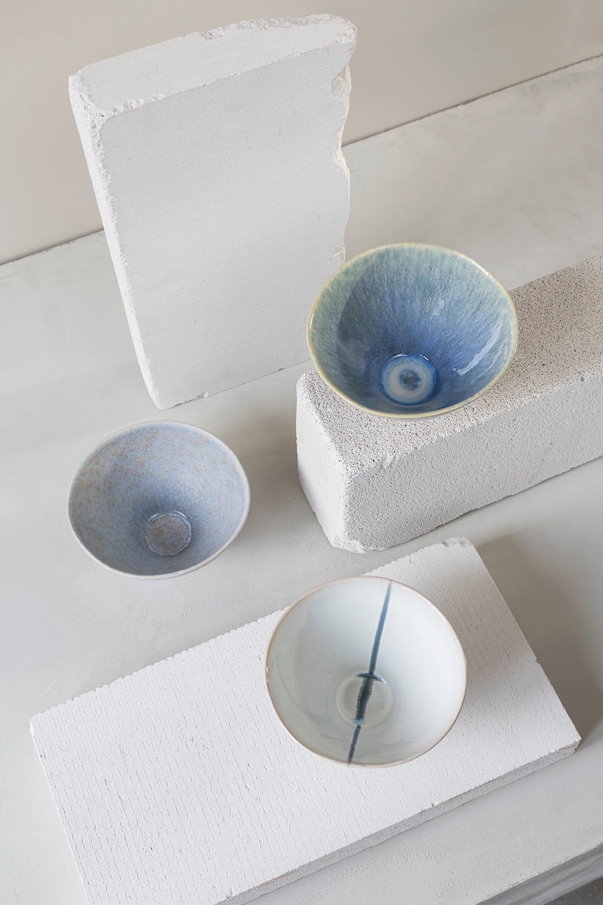 Elements bowl medium Ø15.5 cm 3 pieces, Blue Mette Ditmer