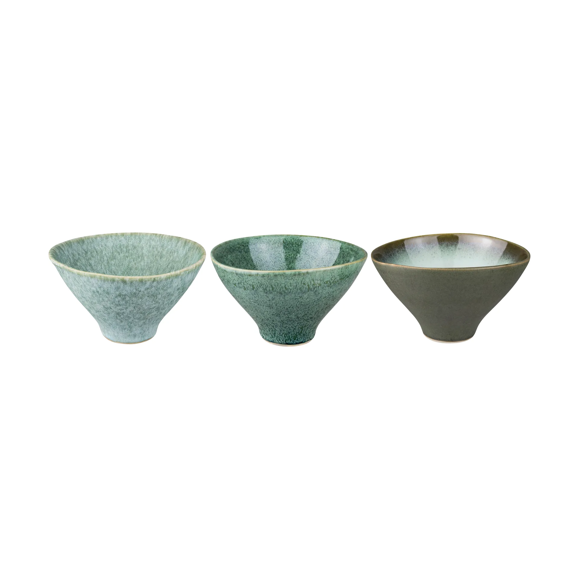 Elements bowl medium Ø15.5 cm 3 pieces, Green Mette Ditmer