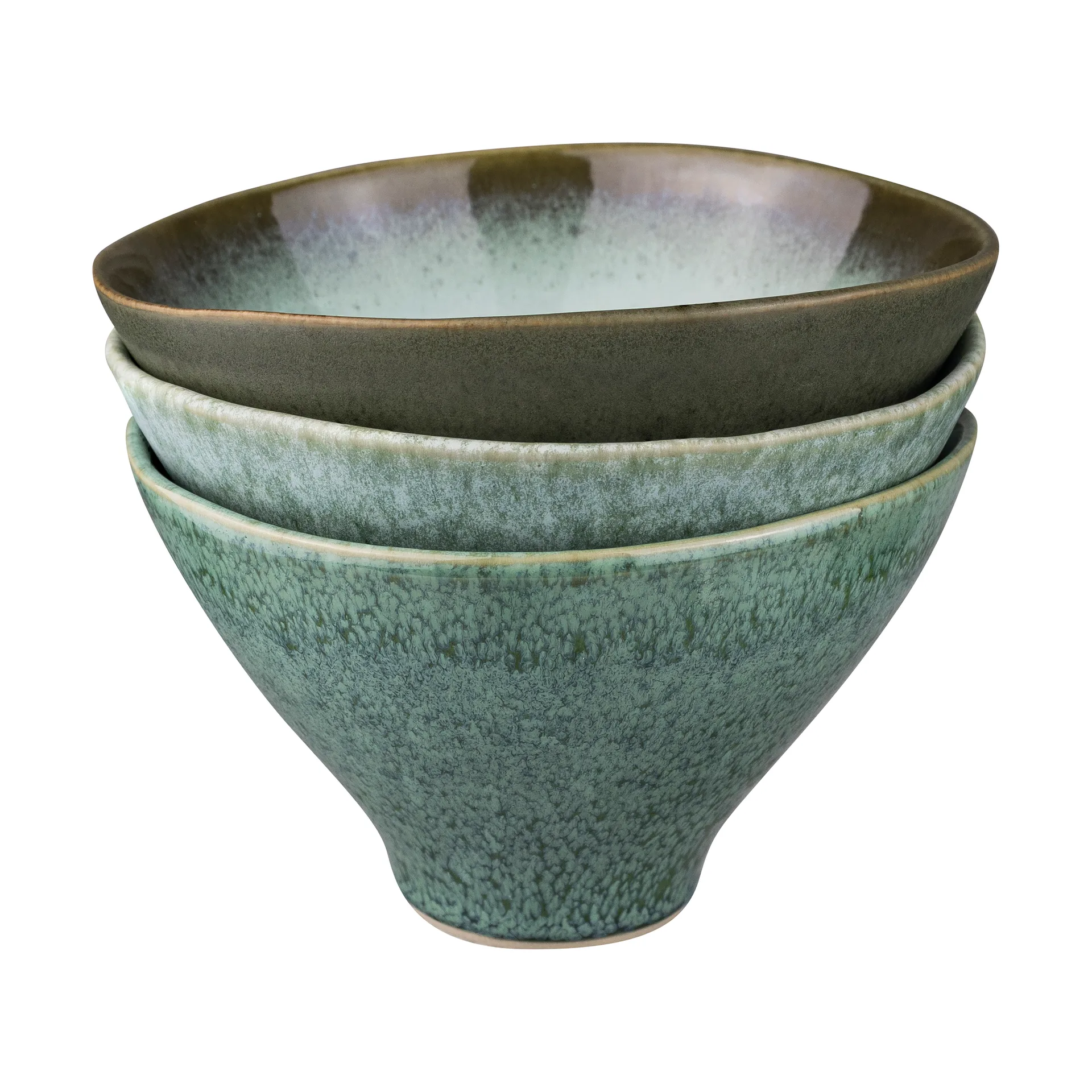 Elements bowl medium Ø15.5 cm 3 pieces, Green Mette Ditmer