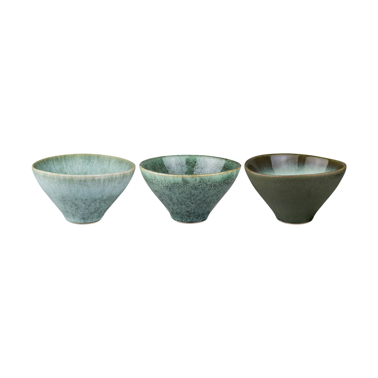 Mette Ditmer Elements bowl small o12 cm 3 pieces Green