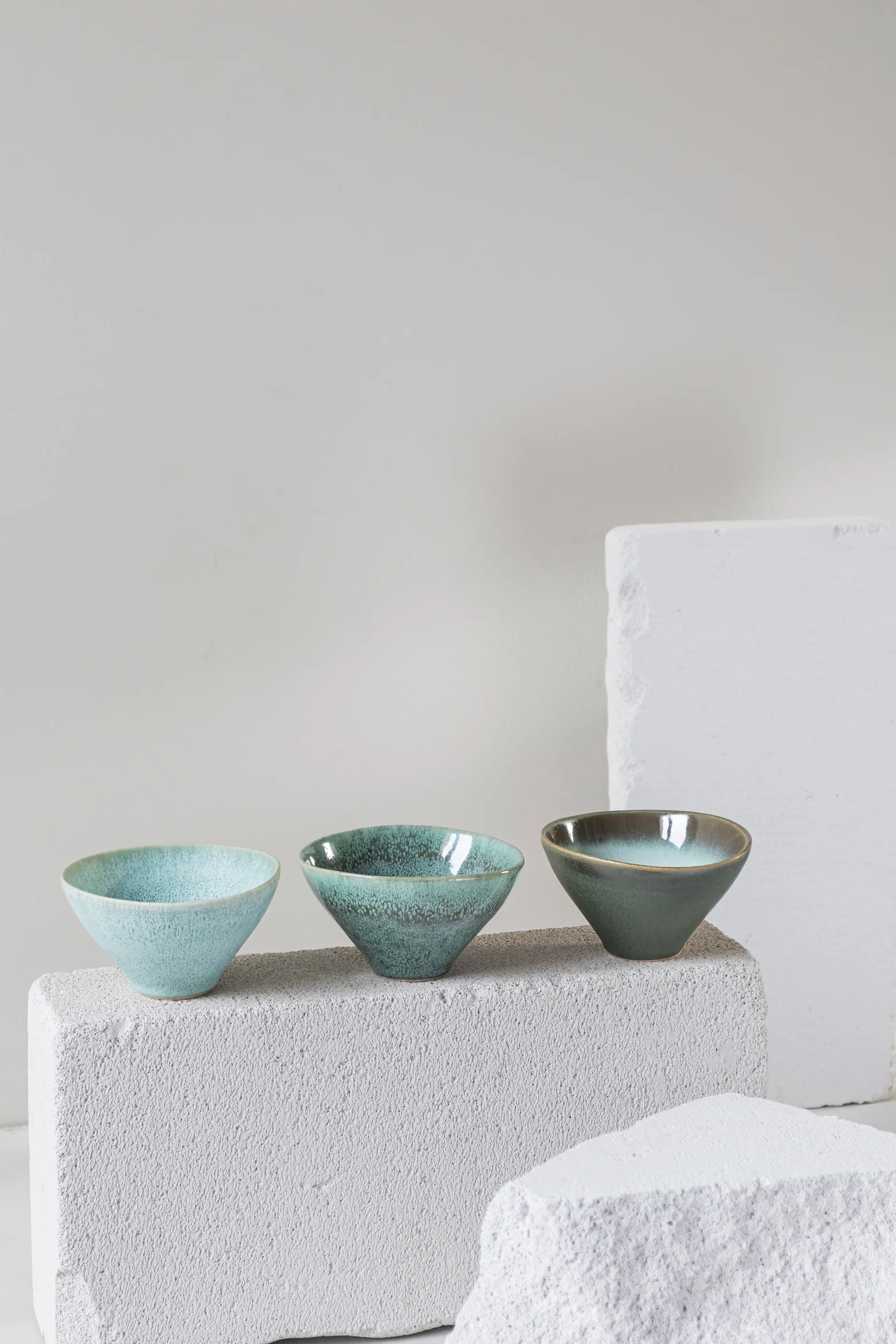 Elements bowl small Ø12 cm 3 pieces, Green Mette Ditmer