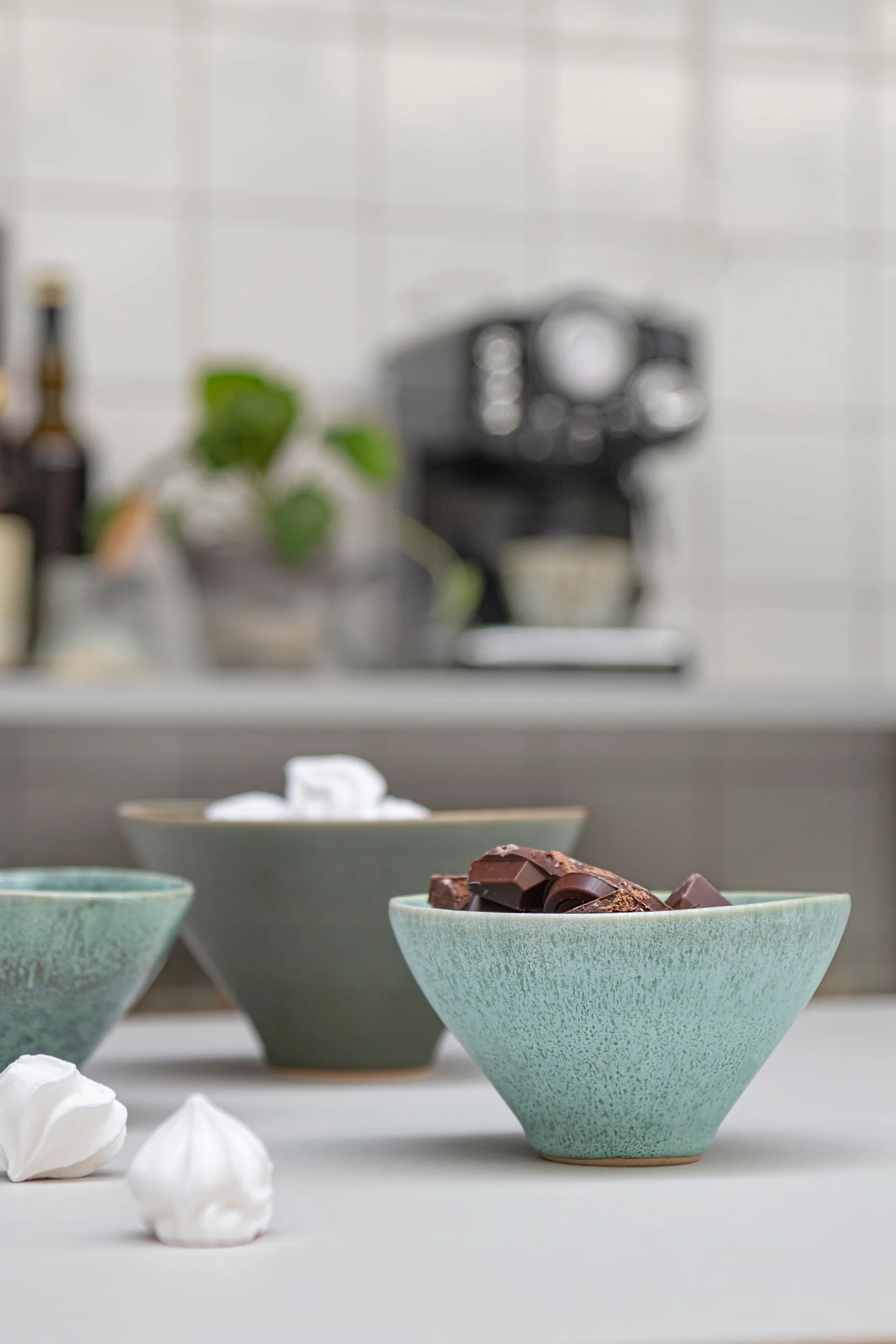 Elements bowl small Ø12 cm 3 pieces, Green Mette Ditmer