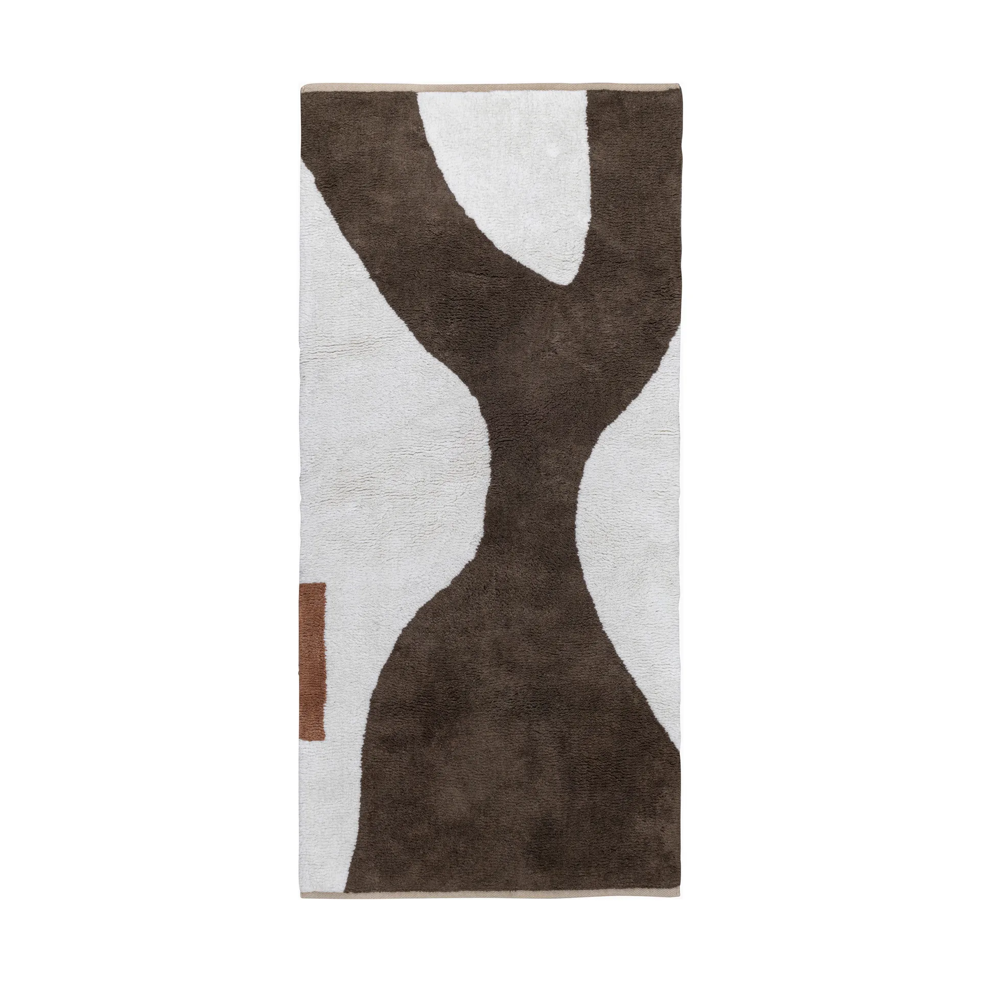Figura mat rug, Brown, 50x80 cm Mette Ditmer
